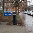 Radservicestation Schwarzenbek (Polizeistation) Die Radservicestation in Schwarzenbek an der Polizeistation.