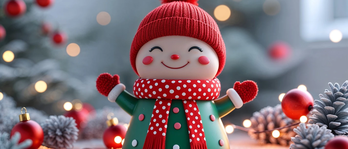 Weihnachten | Beispielbild Schneemann