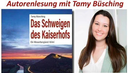 Plakat Autorenlesung Tamy Büsching Plakat Autorenlesung Tamy Büsching