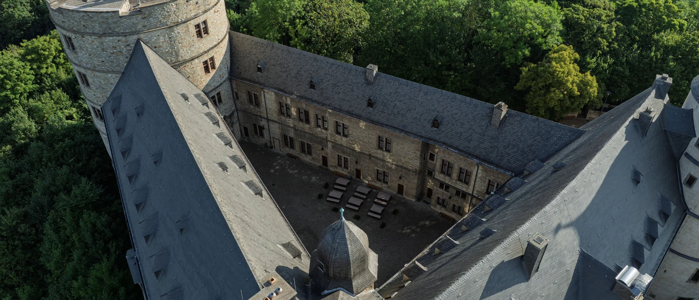 Luftaufnahme | Kreismuseum Wewelsburg Luftaufnahme der Wewelsburg