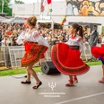 Latin American weekend at the Südbrücke Cologne Dance group in colorful traditional costume on stage in front of a large audience at the festival