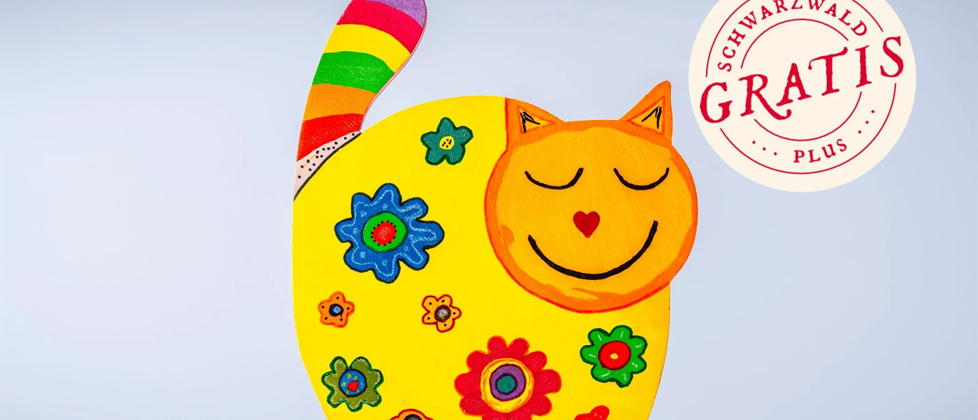 Katze aus Holz