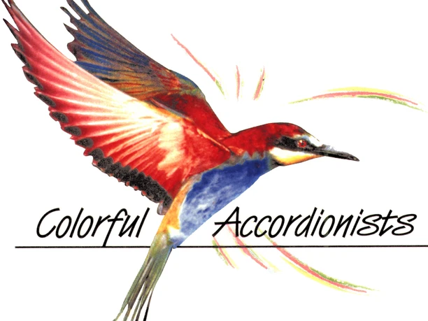 Colorful Accordionists Logo