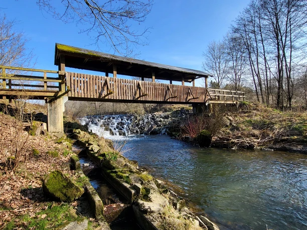 Brücke am Stausee Irsental