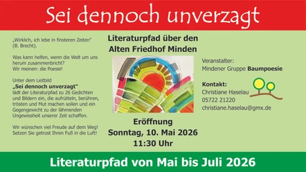Literaturpfad über den alten Friedhof