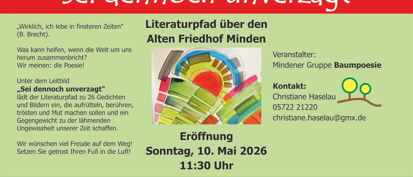 Literaturpfad über den alten Friedhof
