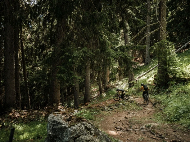 Enduro Mountainbike in der Aletsch Arena
