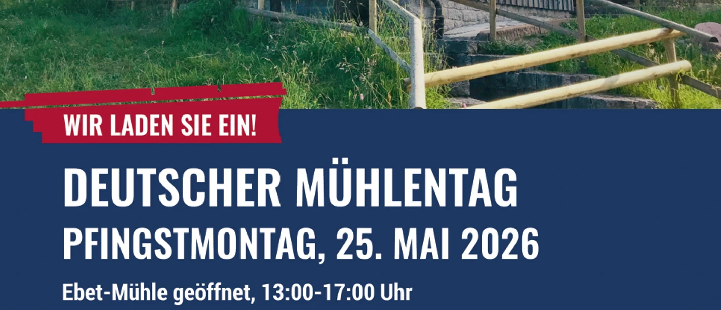 Plakat Deutscher Mühlentag