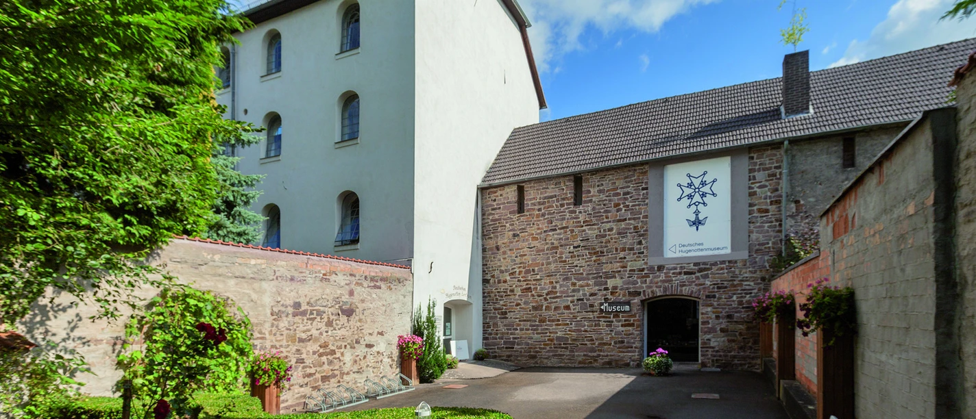 Hugenottenmuseum Eingang