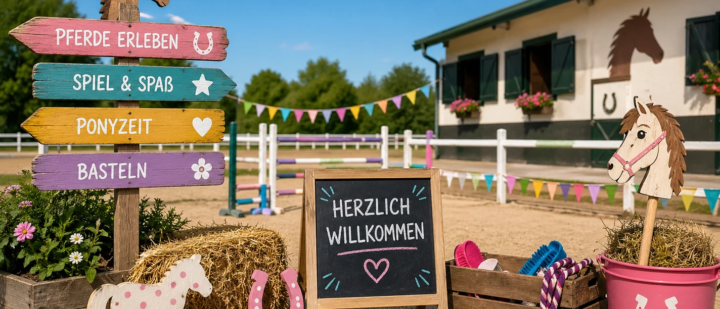 Children's program | sample image, AI-generated Veranstaltungen zum Thema Pferde