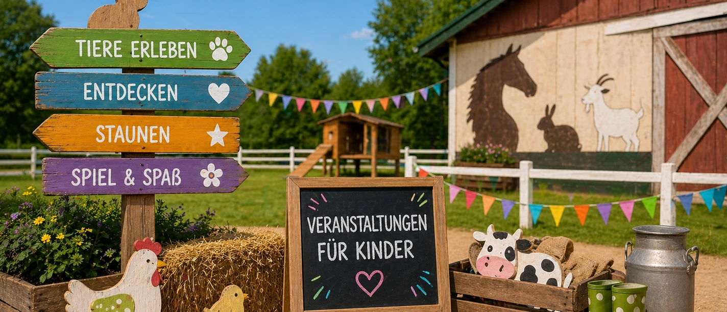 Children's program | sample image, AI-generated Veranstaltung zum Thema Tiere