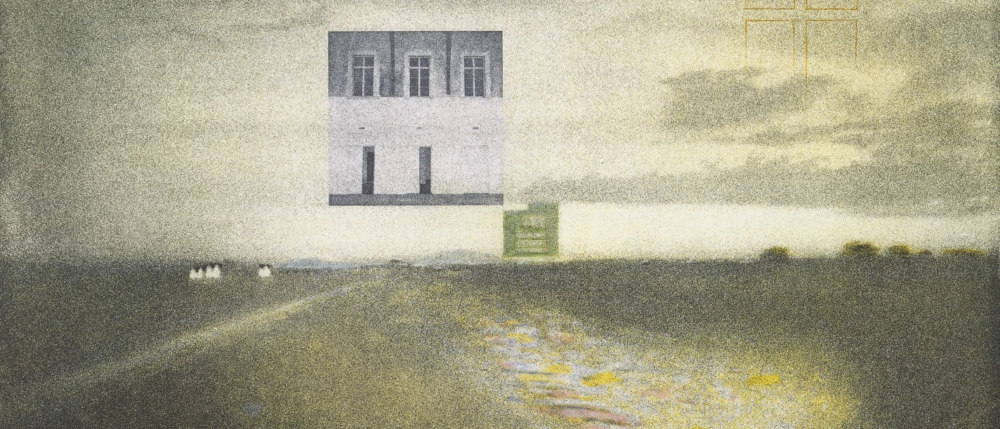 Pravoslav Sovak, Homesick, 1985–1993, Druckgrafik, aquarelliert © Stiftung Pravoslav Sovak Hergiswil
