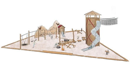 Skitze Erlebnis-Spielplatz Gämsipark