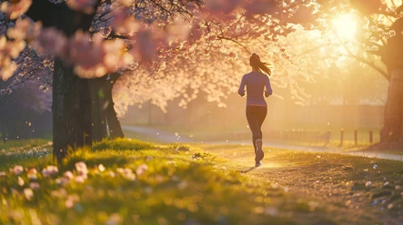 Sport | sample image, AI-generated Sport im Park