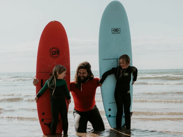 Surftrainer am Strand