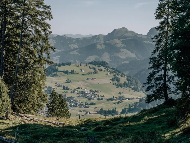 Aussicht auf Oberiberg