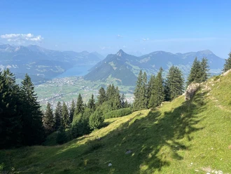 Unterwegs auf dem Mythen-Naturrundweg - Zwüschetmythen