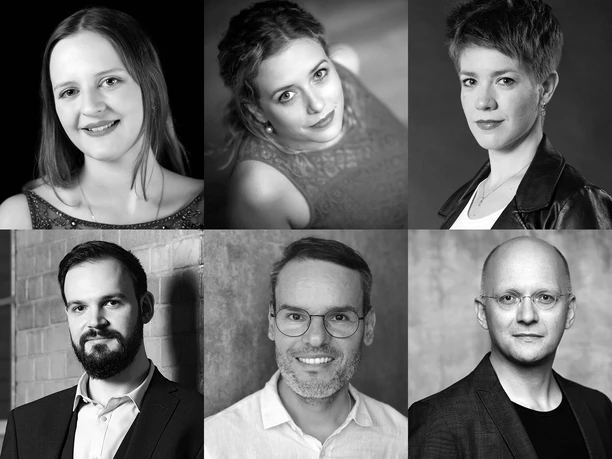 Solist*innen: Gabriela Glaus, Johanna Allevato, Ursina Patzen, Balduin Schneeberger, Gerhard Unternährer, Hansjörg Albrecht