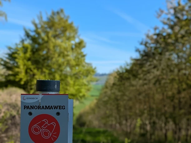 Steinbruch, Vardeilsen, Beschilderung Panoramaweg