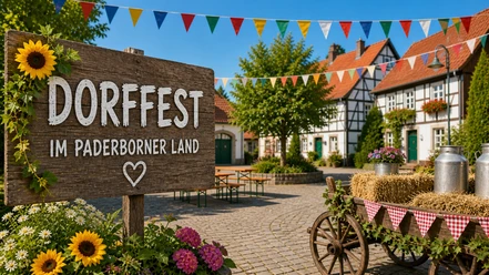 Fest | Beispielbild, KI-generiert Dorffest