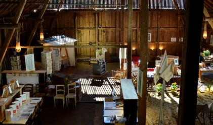 Galerie auf Zeit in der Scheune: Die Druckwerkstatt lädt zum Stöbern ein