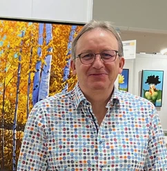 Gary Westall malt gerne "en plein air" wie auch in seinem Atelier. Maler".