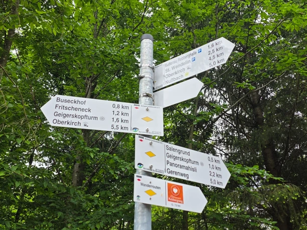 Beschilderung Bottenauer Rebbergweg Beschilderung Bottenauer Rebbergweg