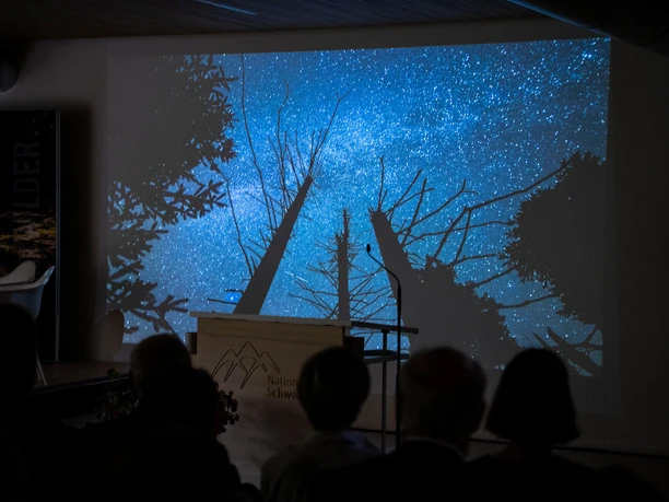 Sternenhimmel im Imagefilm des Nationalparks