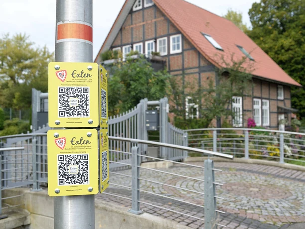 Audioguide mit QR-Code - Messerschmiede Schade - Exten