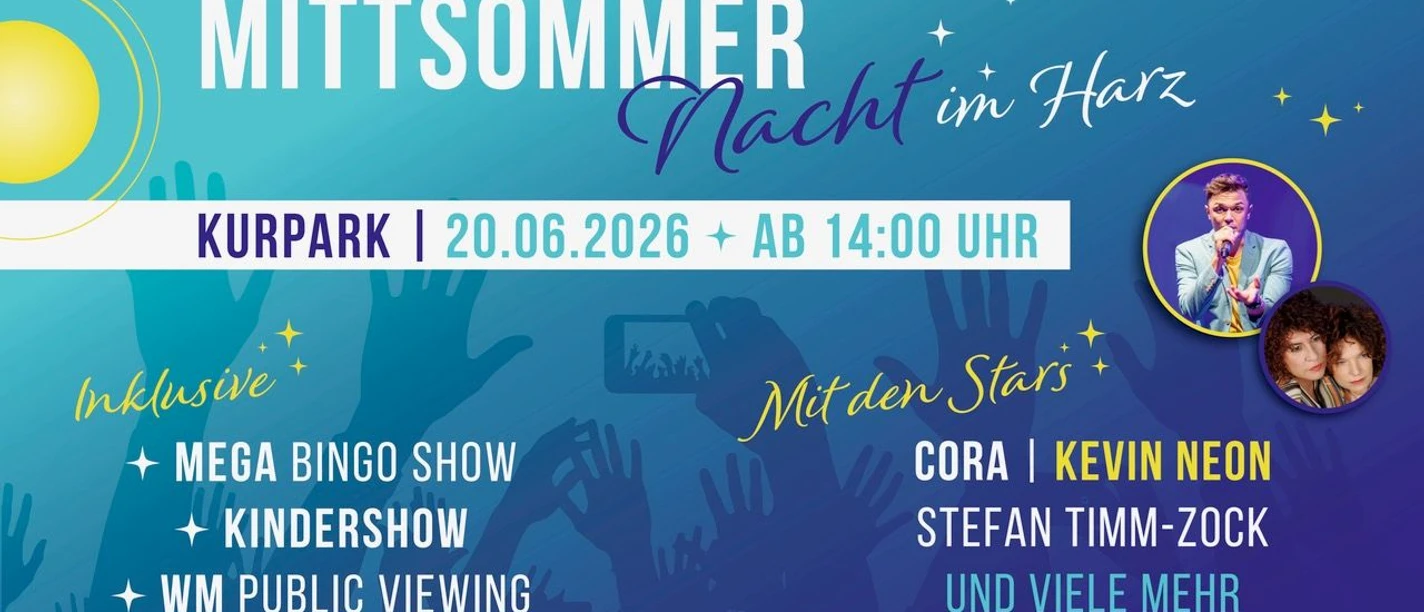 Mittsommernacht im Harz 2026 Mittsommernacht im Harz 2026