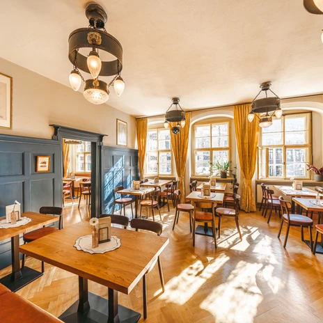 Gastraum des Restaurants Zum Arabischen Coffe Baum | Leipzig Convention Bureau Gastraum des Restaurants Zum Arabischen Coffe Baum – präsentiert vom Leipzig Convention Bureau