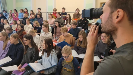 Chorprobe des Kinderchores