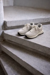 Die Turnschuhe stehen bereit