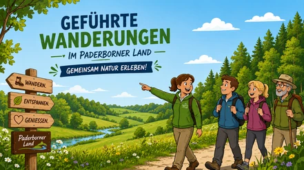 Geführte Wanderung | Beispielbild, KI-generiert Geführte Wanderung