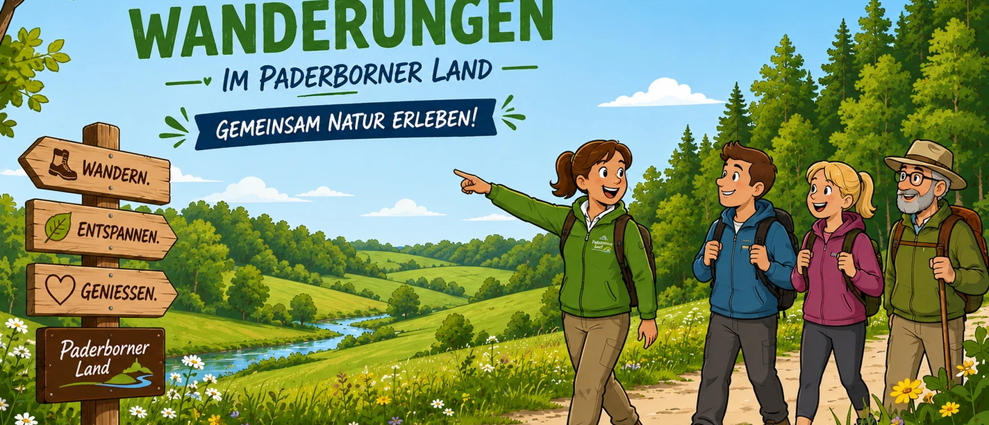 Geführte Wanderung | Beispielbild, KI-generiert Geführte Wanderung