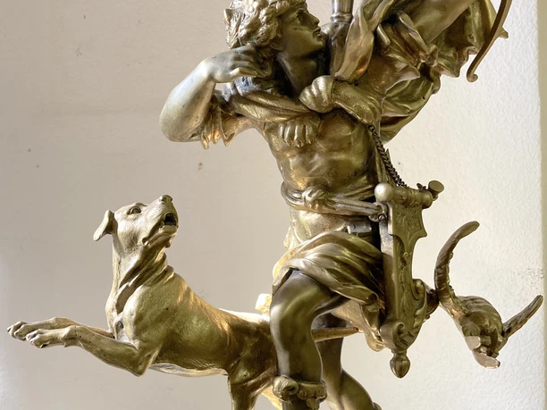 Jagdliche Figurengruppe aus der Sammlung