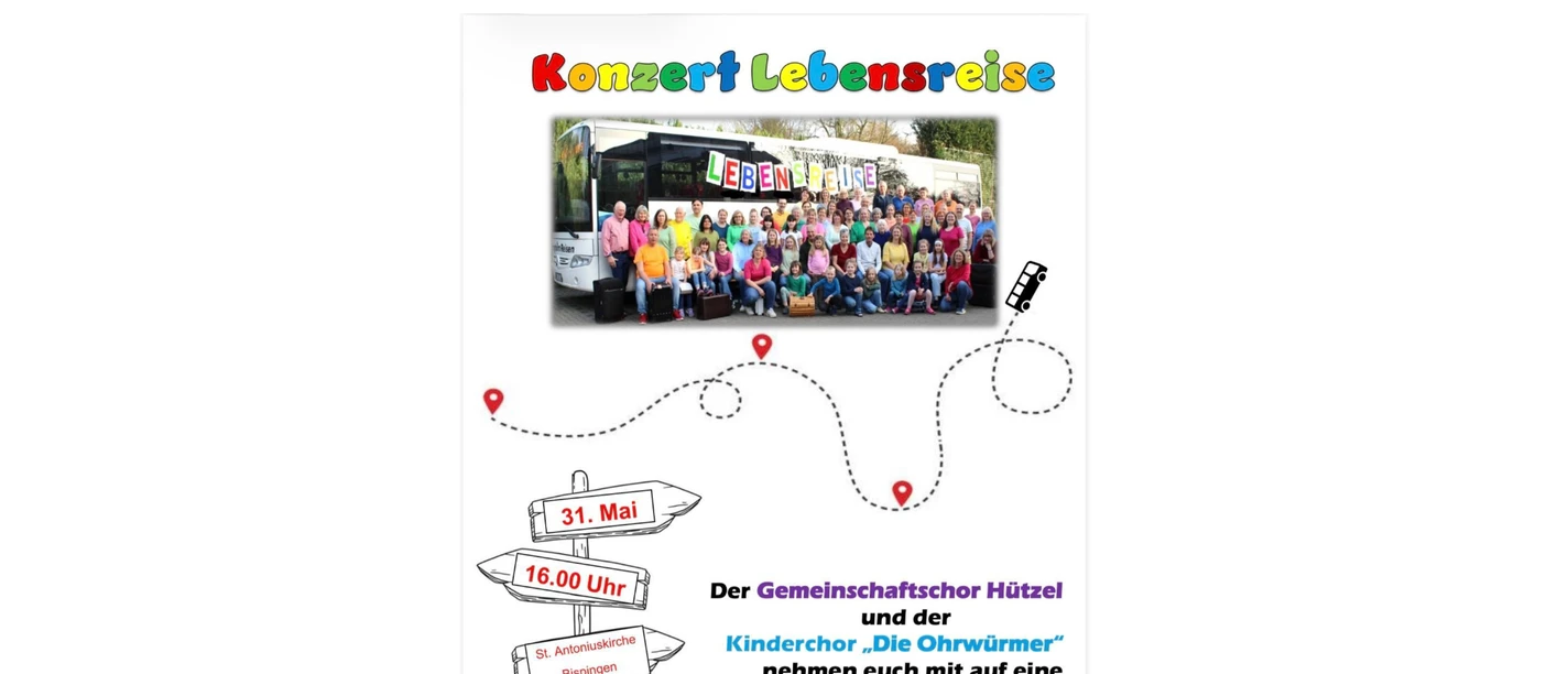 Konzert-Lebensreise_Bispingen.jpg Veranstaltungsplakat Konzert Lebensreise mit einem großen Chor vor einem Reisebus.