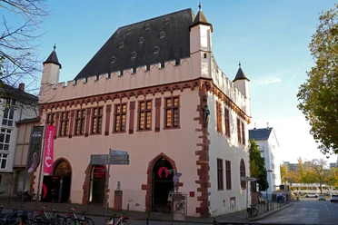 Caricatura Museum Frankfurt - Außenansicht Historisches Gebäude mit Museum für Komische Kunst Frankfurt