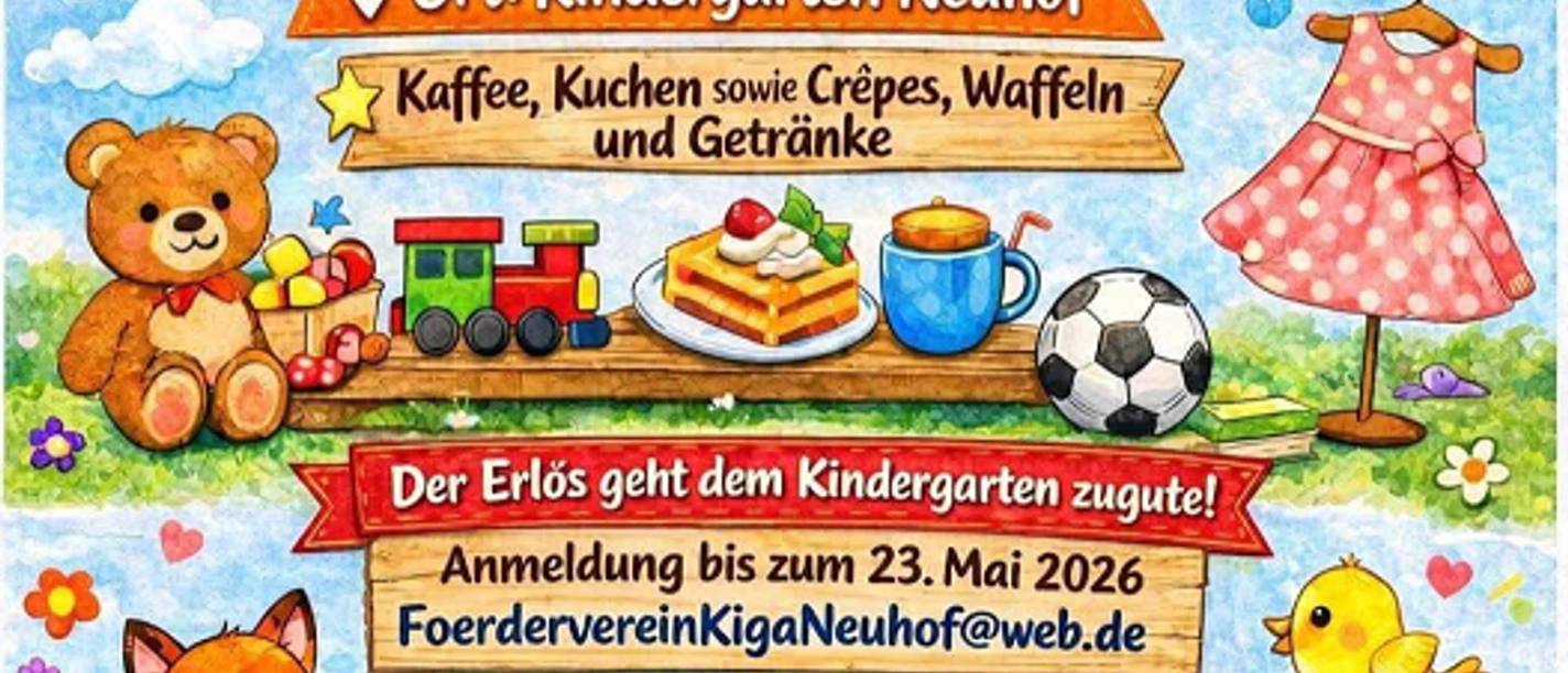 Flohmarkt Neuhof Kindergarten