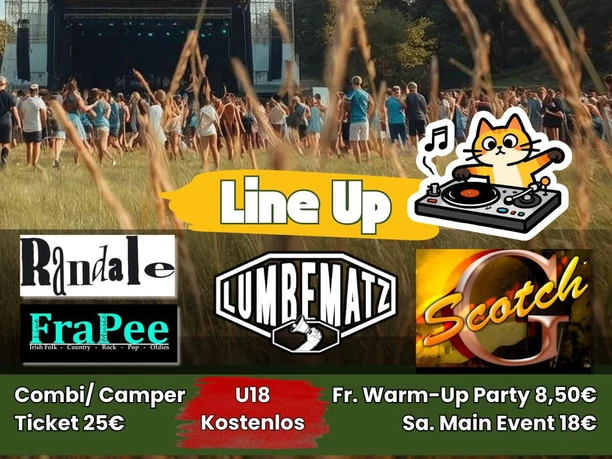 Wiesen Vibes Festival 28.08.-30.08.2026 in Höckel