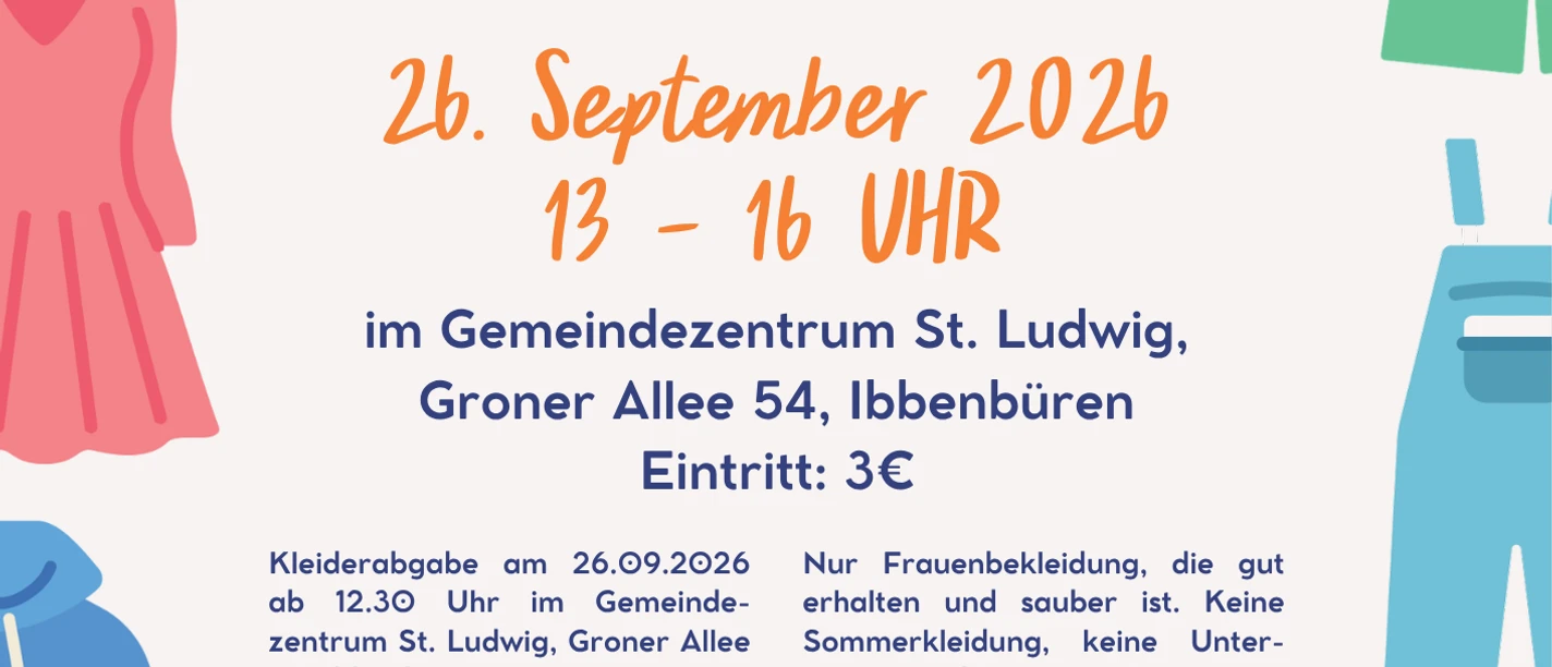 Plakat Kleidertausch