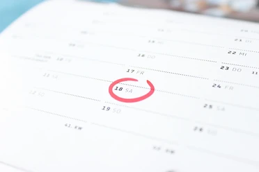 Kalender | Beispielbild Kaldenderblatt