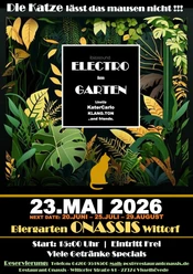 Plakat für das Event Electro im Garten Plakat für das Event Electro im Garten