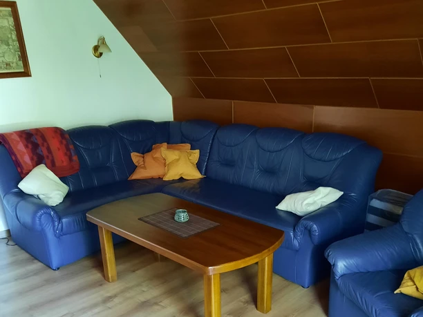 Wohnzimmer der Ferienwohnung Schröder
