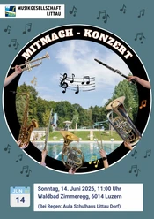Mitmachkonzert Flyer