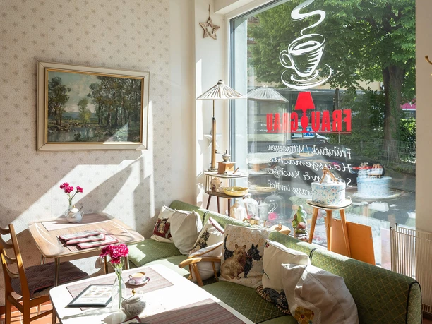 Frankfurt - Café Frau Grau Café seating area by the window