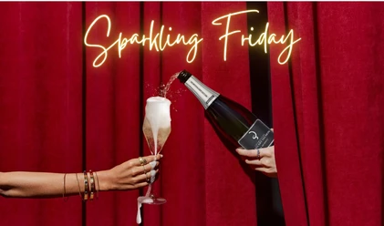 Neu sparkling friday quer mit schrift