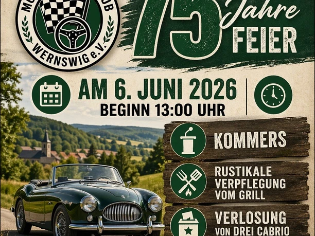 75 Jahre Feier -Motr-Sport Club Wernswig e. V.