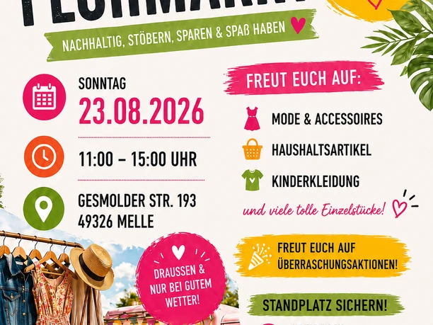Sommer-Flohmarkt in Melle