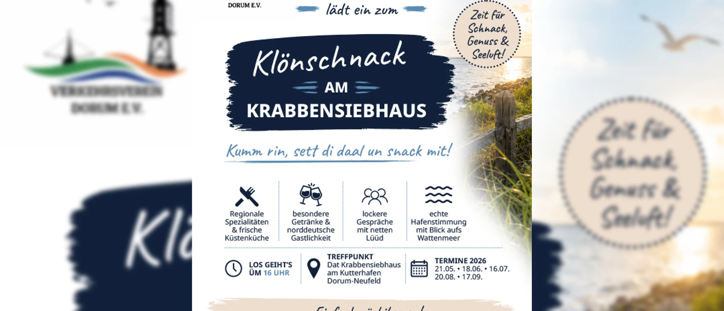 Klönschnack am Krabbensiebhaus